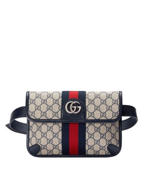 ssense gucci side bag|Gucci: Blue Ophidia GG Bag .